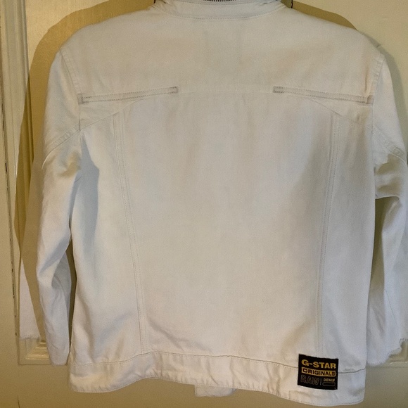 G-Star Raw White Jean Jacket L - Picture 5 of 5